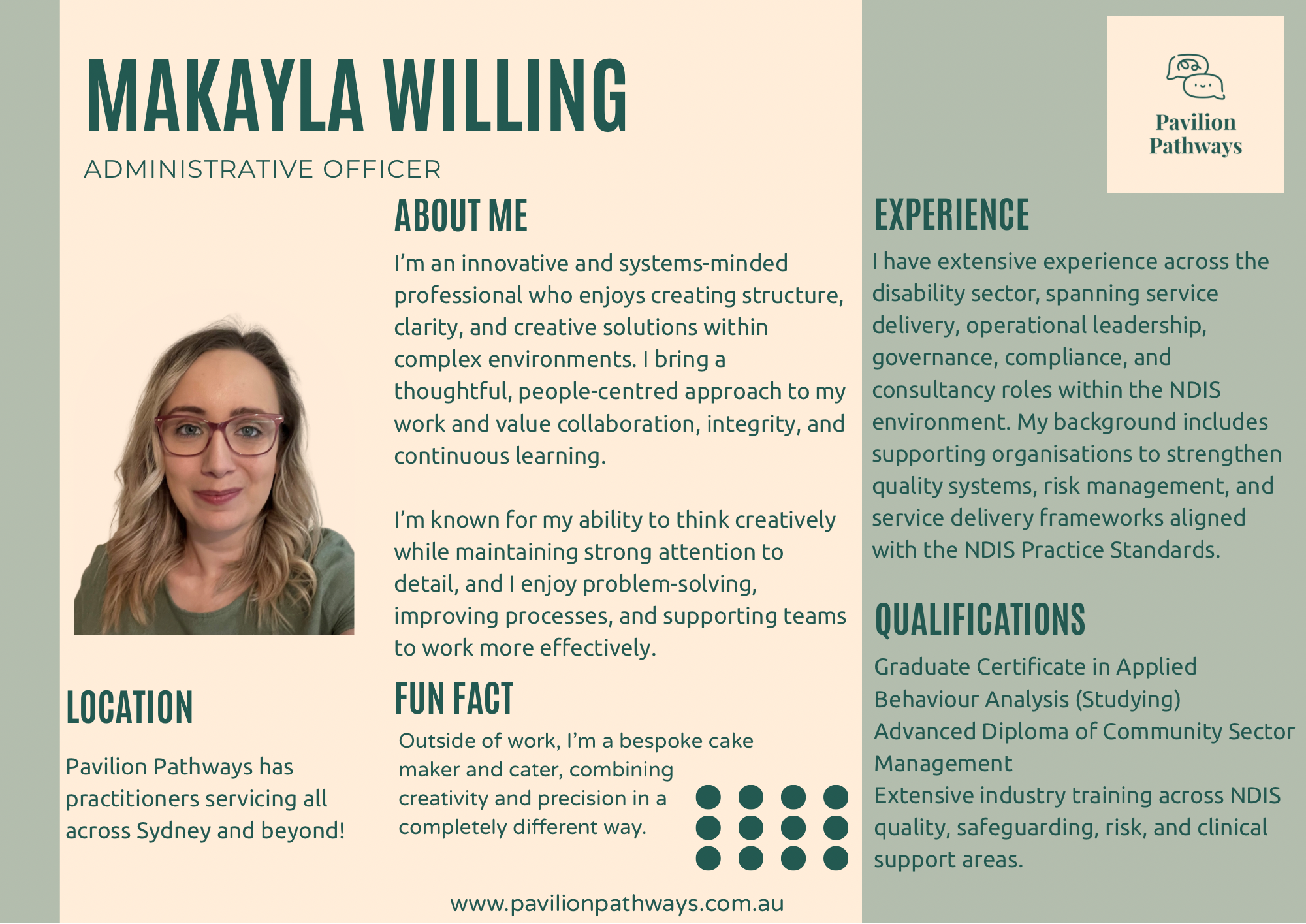 Copy of Copy of Orange and Cream Simple Resume A3 Landscape