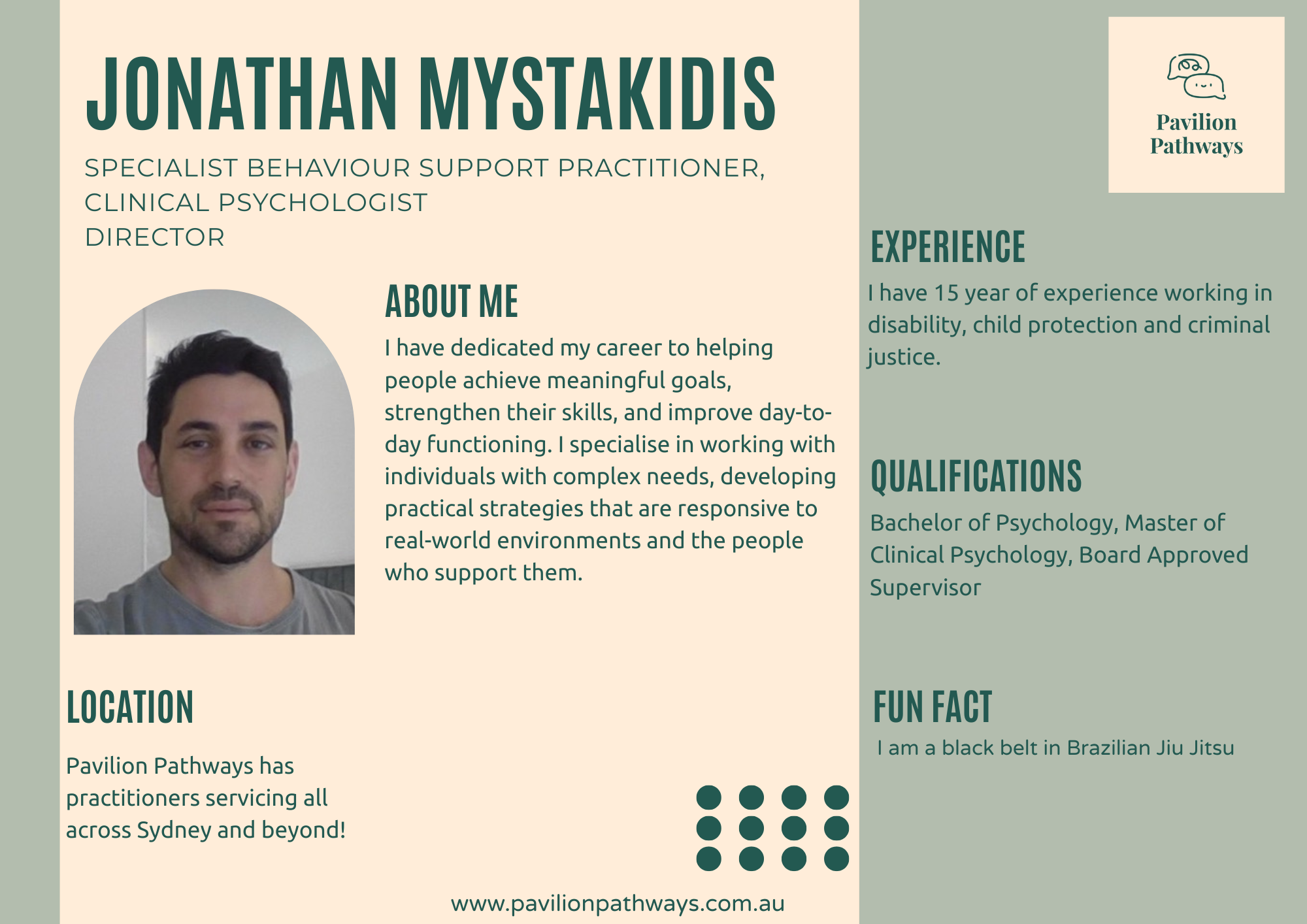 Website About Me - Jono