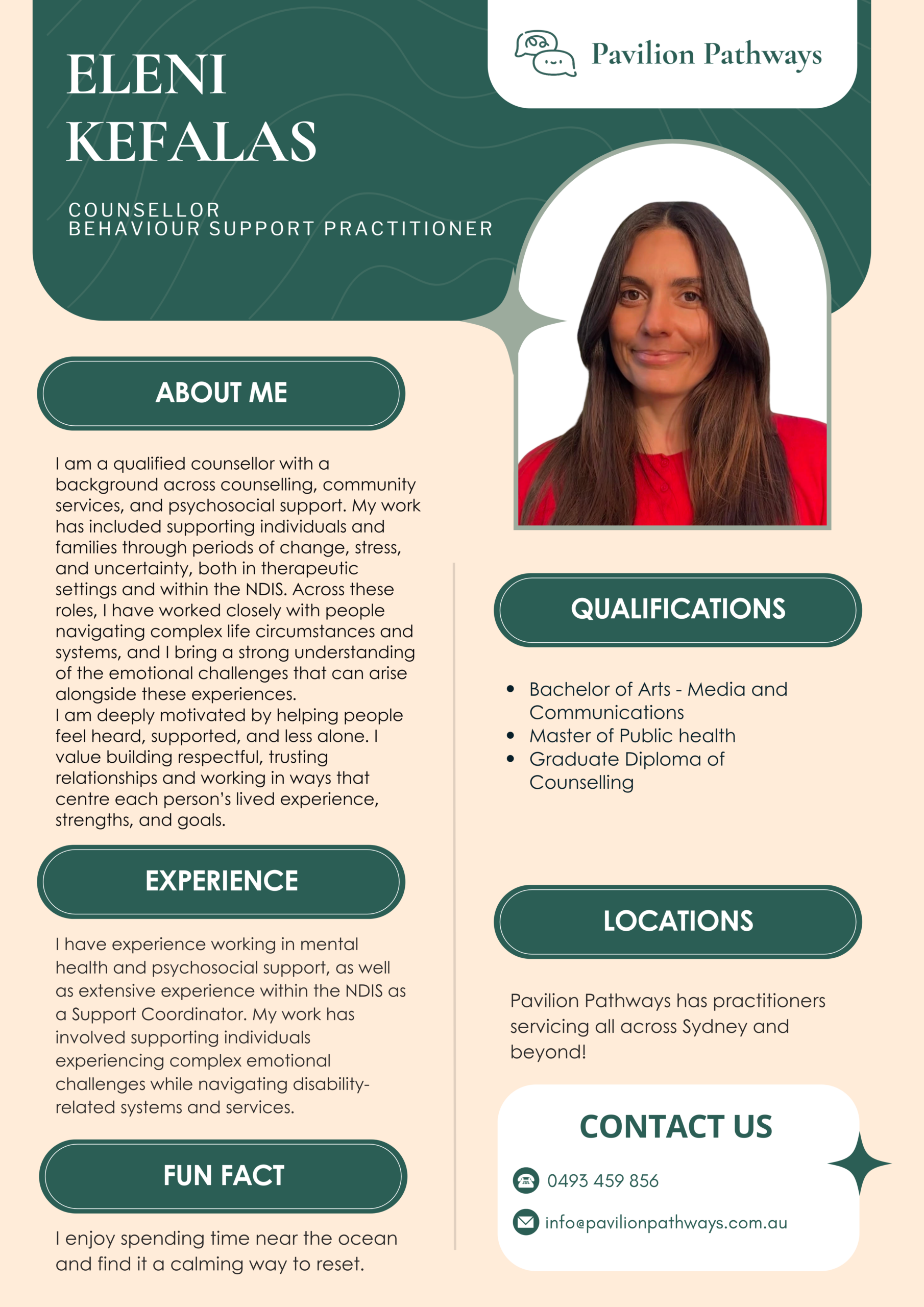 PROFILE - Eleni Kefalas